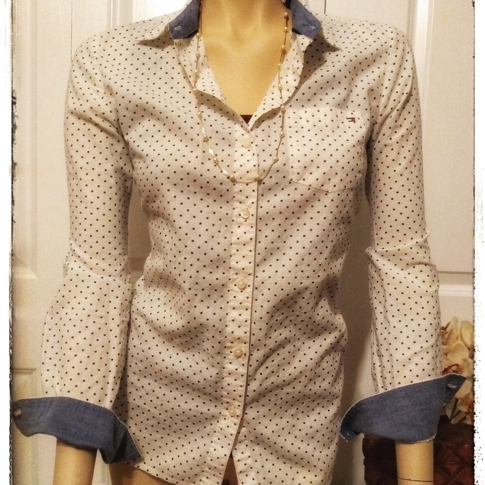 Tommy Hilfiger button up shirt, size medium